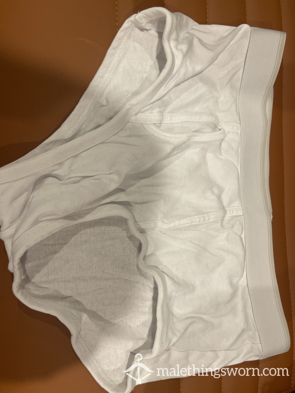 Worn White Mens Briefs