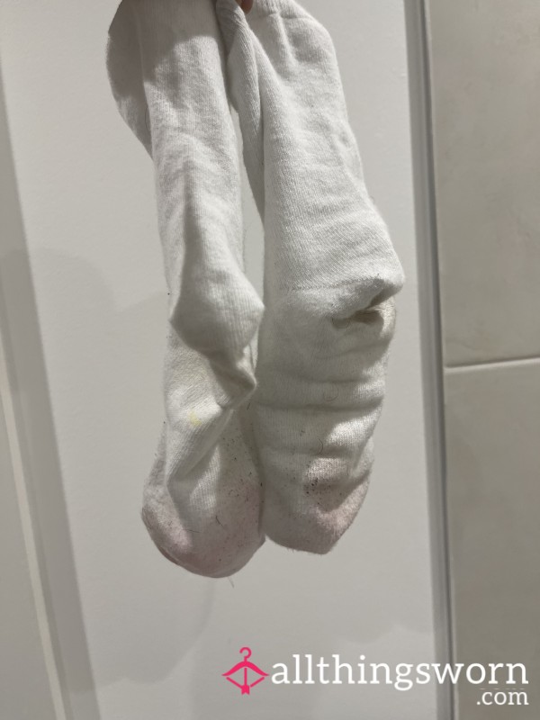 Worn White Sock
