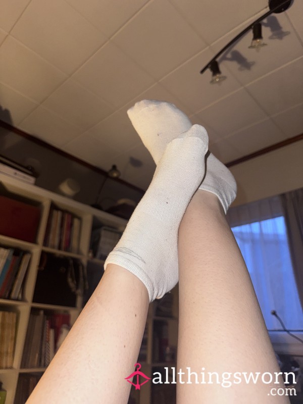 Worn White Socks