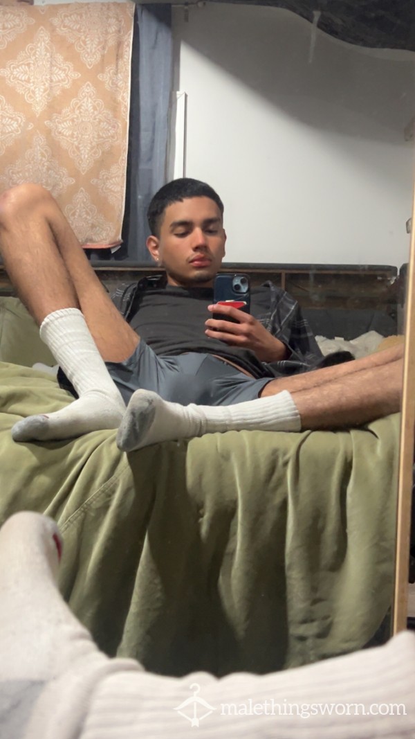 Worn White Socks