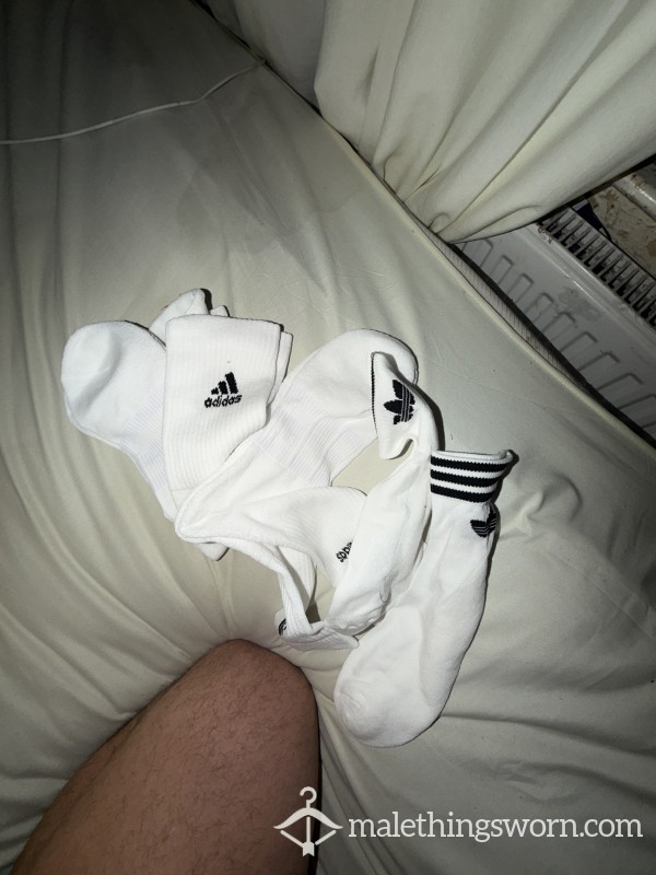 Worn White Socks