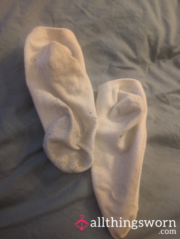 Worn White Socks