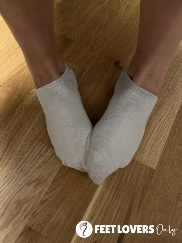 Worn White Socks