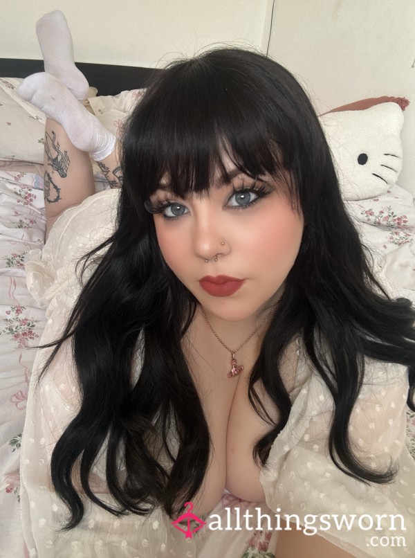 Worn White Socks