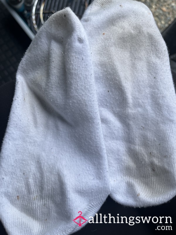 Worn White Socks