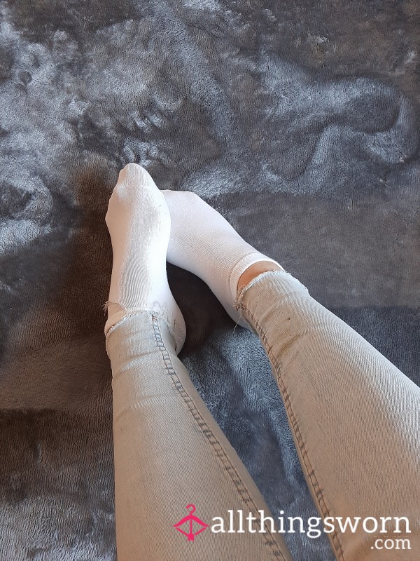 Worn White Socks