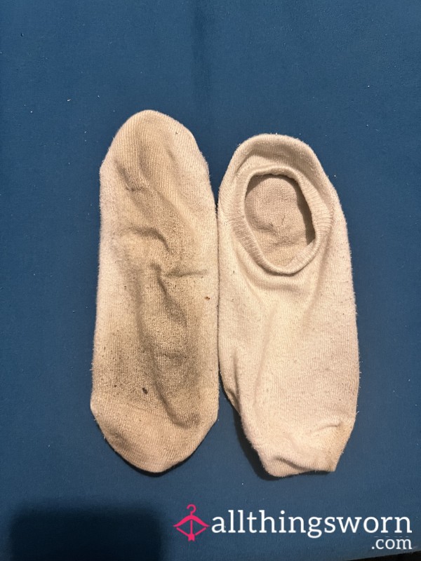 Worn White Socks