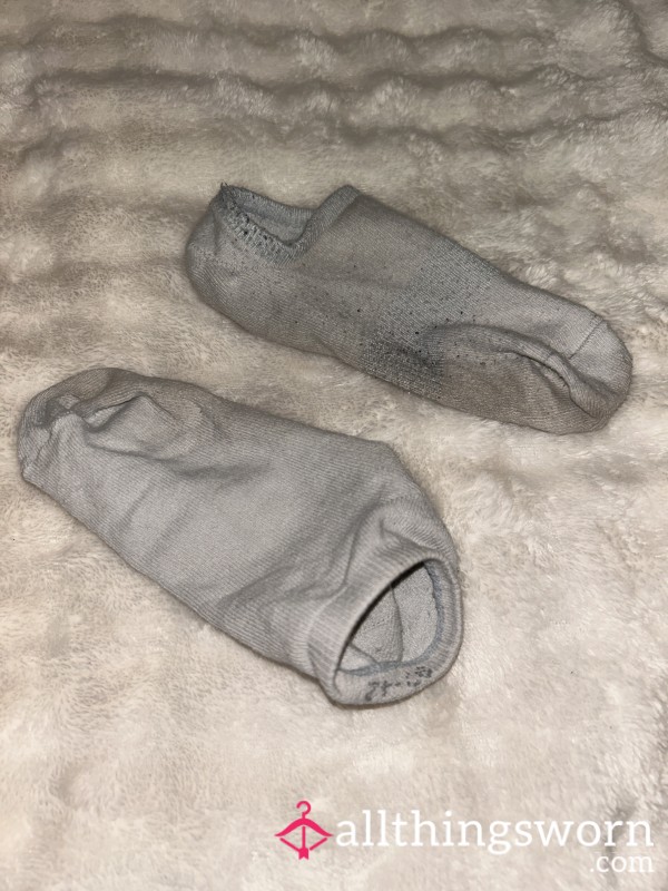 Worn White Socks