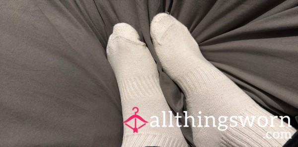 Worn White Socks