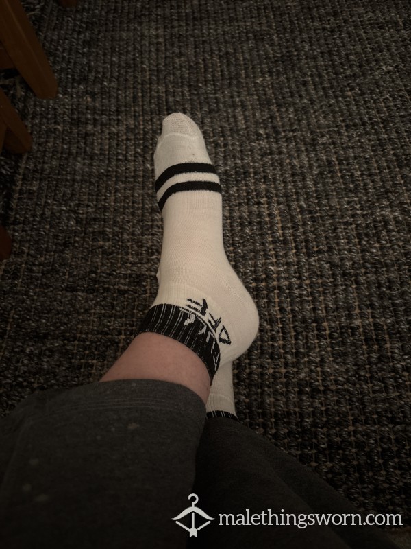 Worn White Socks