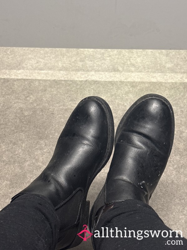 Worn Work Boots