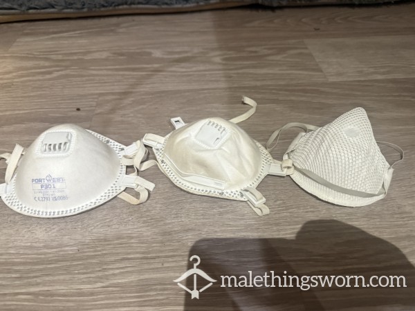 Worn Work Face Masks
