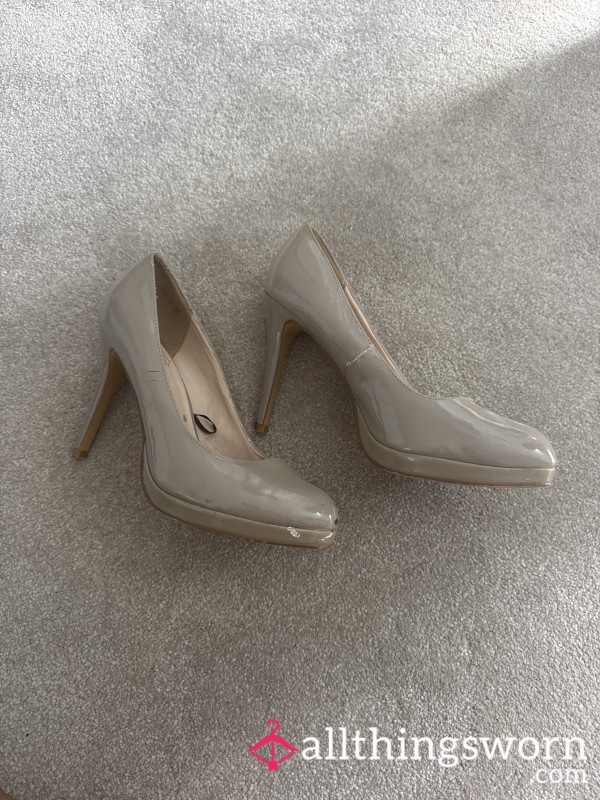 Worn Work Heels