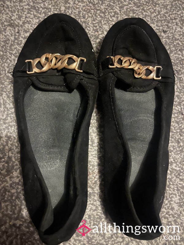 Worn Work Shoes 👣 Size 4