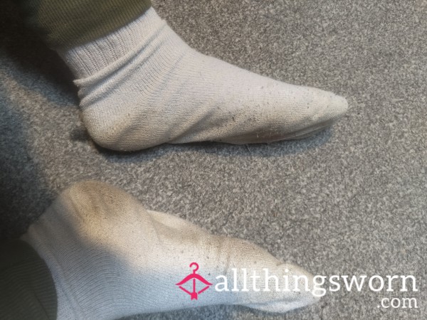 WORN WORK SOCKS
