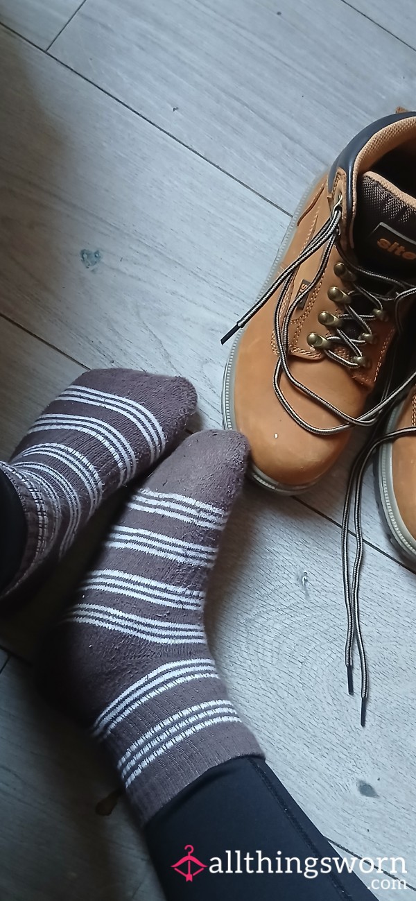 Worn Work Socks