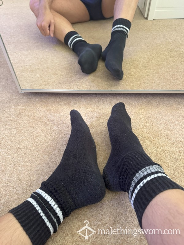 Worn/Used Black Socks