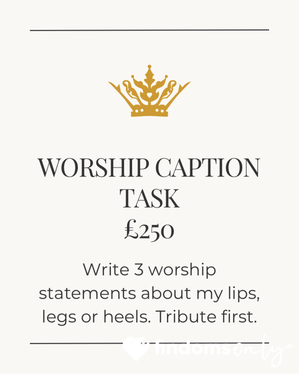 Worship Caption Task