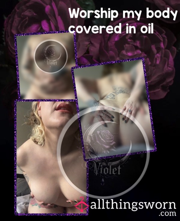 Worship Every Inch Of My Body As I Oil Up