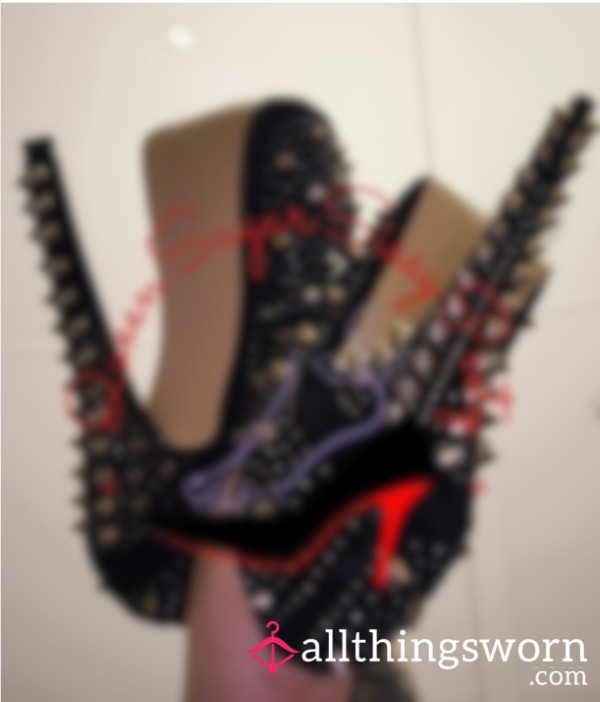 Worship My Feet In Spikey Heels Like The LOSER That You Are! 🥵😈🫦