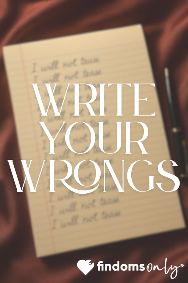 Write Your Wrongs – Custom Line Writing Punishment