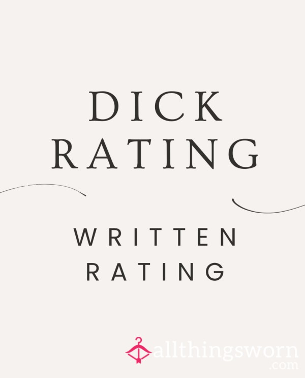 Let Me Rate That D*ck 😈👅