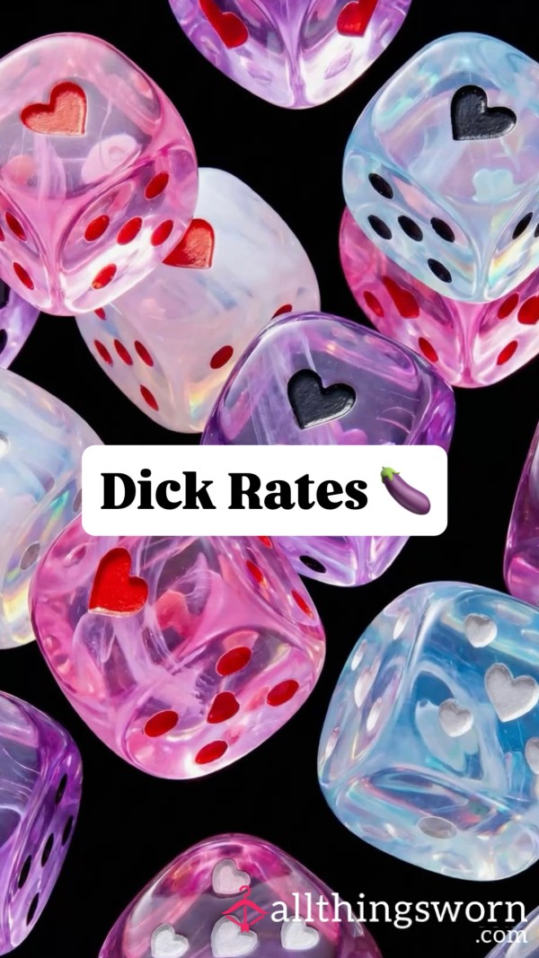 Written D*ck Rate W/ A Pic  ✨ Praise/honest