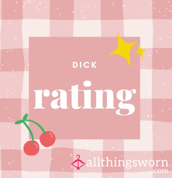 Written D*ck Rating 🍆✨