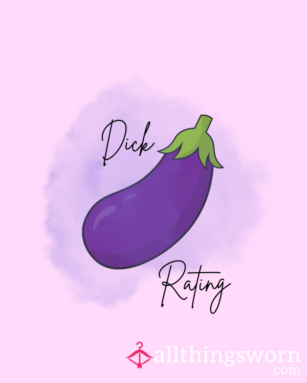 Written D*ck Rating🍆💋