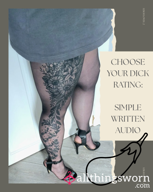 Written D*ck Ratings