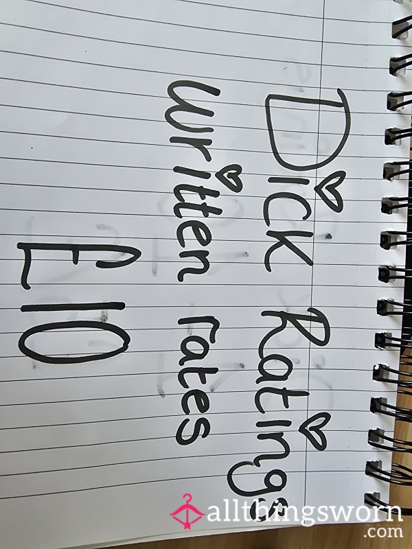 Written D*ck Ratings