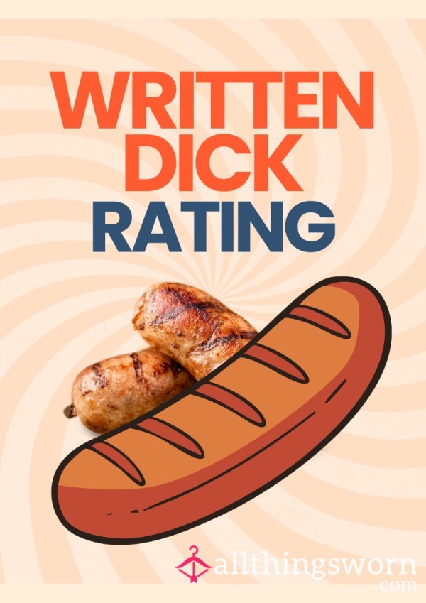 Written D*ck Ratings