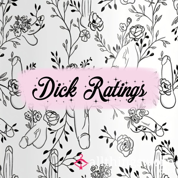 Written D*ck Ratings 🍆💋♥️