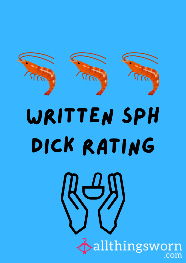 Written SPH D*ck Rating 🖖🍤