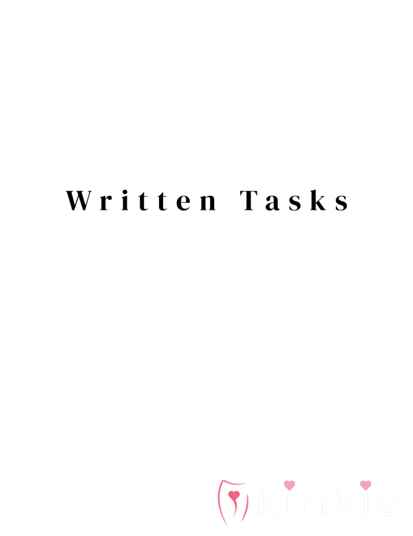Written Tasks