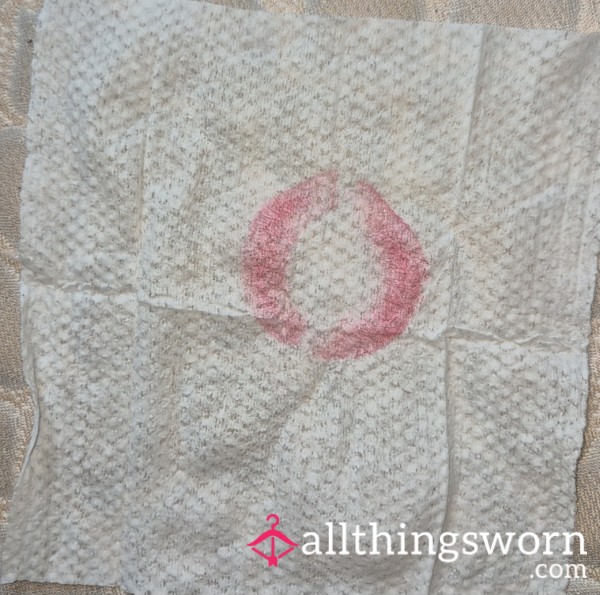 X2 Lipstick Print Wet Wipes My Real Lip Print S**y Ruby Woo Kisses💋