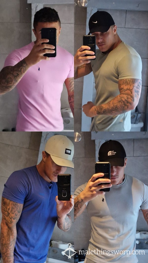 X3 Ralph Lauren, 1 Boss Tight T Shirts