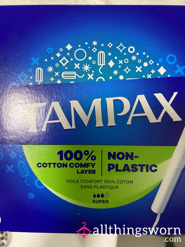 X3 Soiled Tampons Along With The X2 Applicators Ready To Be Shipped (3rd One In Right Now) Sent Discreetly More Days Worth Availabl