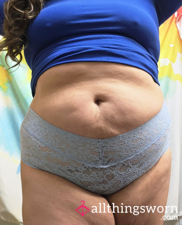 Xl Aerie Light Blue Lace Panty