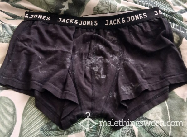 Black Boxer XL C*m Rag!