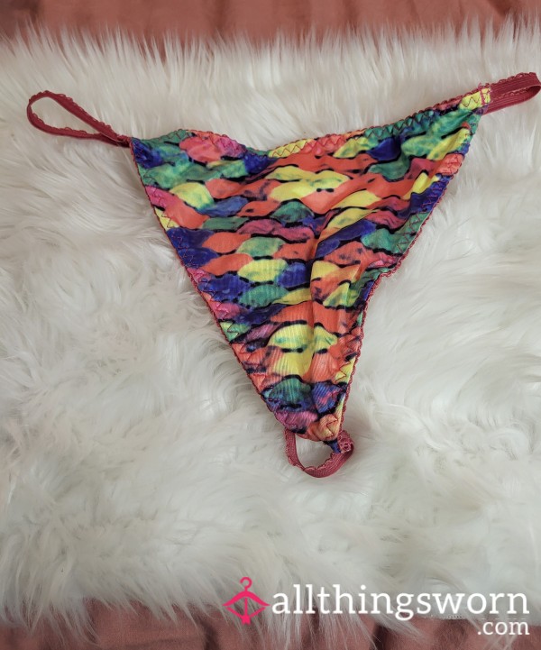 Xl Colorful Candy Gstring - 2 Saves