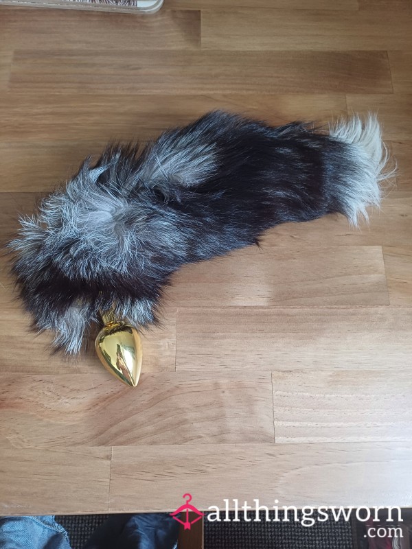 XL Metal Fox Tail Bu*tplug