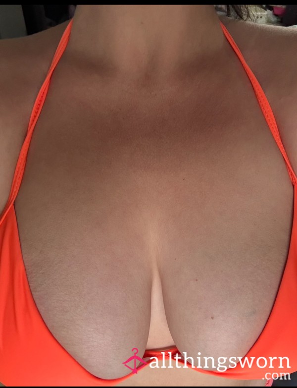 XL Orange Bathing Suit Top🖤🖤