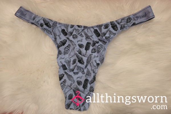 XL PINK Blue Icecream Thong - 4 Saves