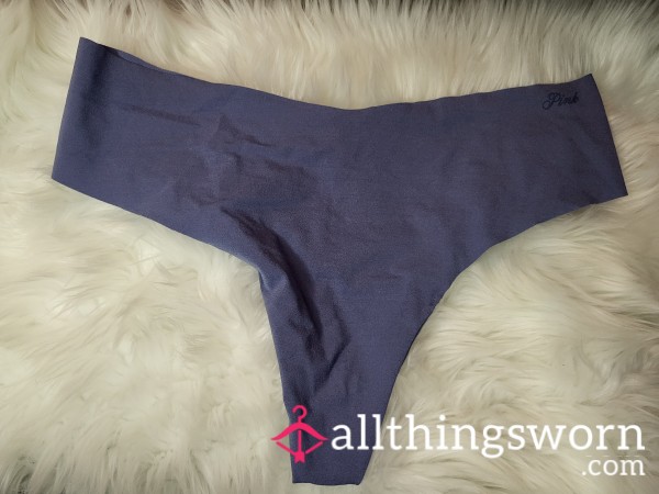 XL Pink Blue No Show Thong - 1 Save