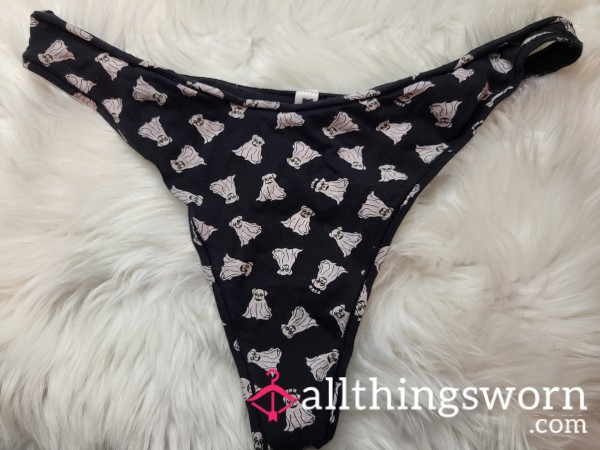 XL PINK Ghost Dog Thong - 1 Save