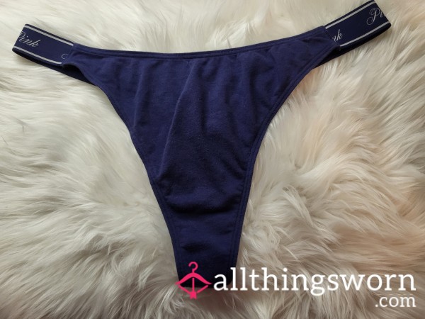 XL PINK Navy Blue Thong - 2 Saves