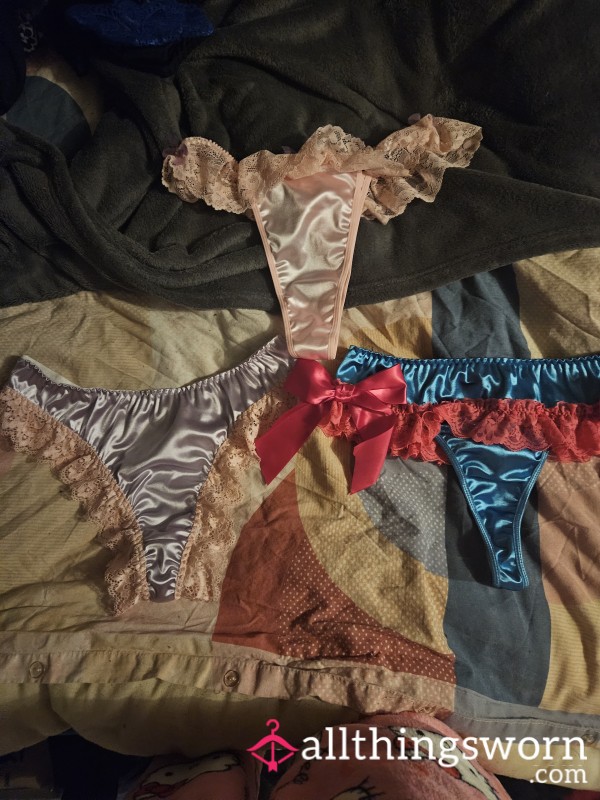 Xl Satin Thongs