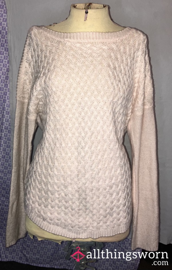 XL Soft Pink Sweater
