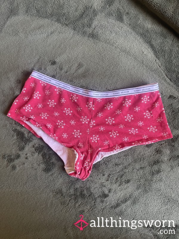 XMAS RED TOMMY HF BOYSHORT PANTIES😍
